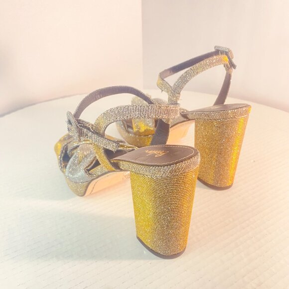 Glittery Boden Platform Sandals – Made in Spain – Size EU 41 / US Women’s 9.5–10 - Picture 5 of 17